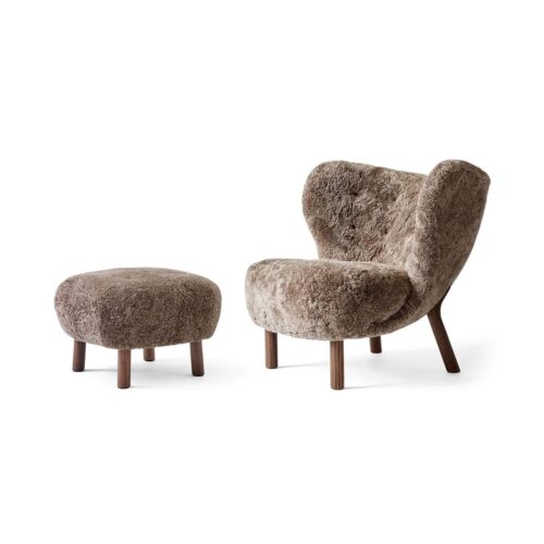 &Tradition LITTLE PETRA lounge chair and pouf