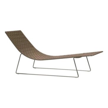 Andreu World TRENZA chaise lounge, brown TU0704