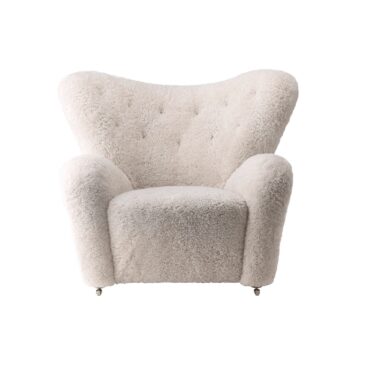 Audo Copenhagen THE TIRED MAN lounge chair and ottoman