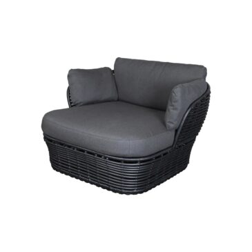 Cane-line BASKET -armchair, grey / dark grey