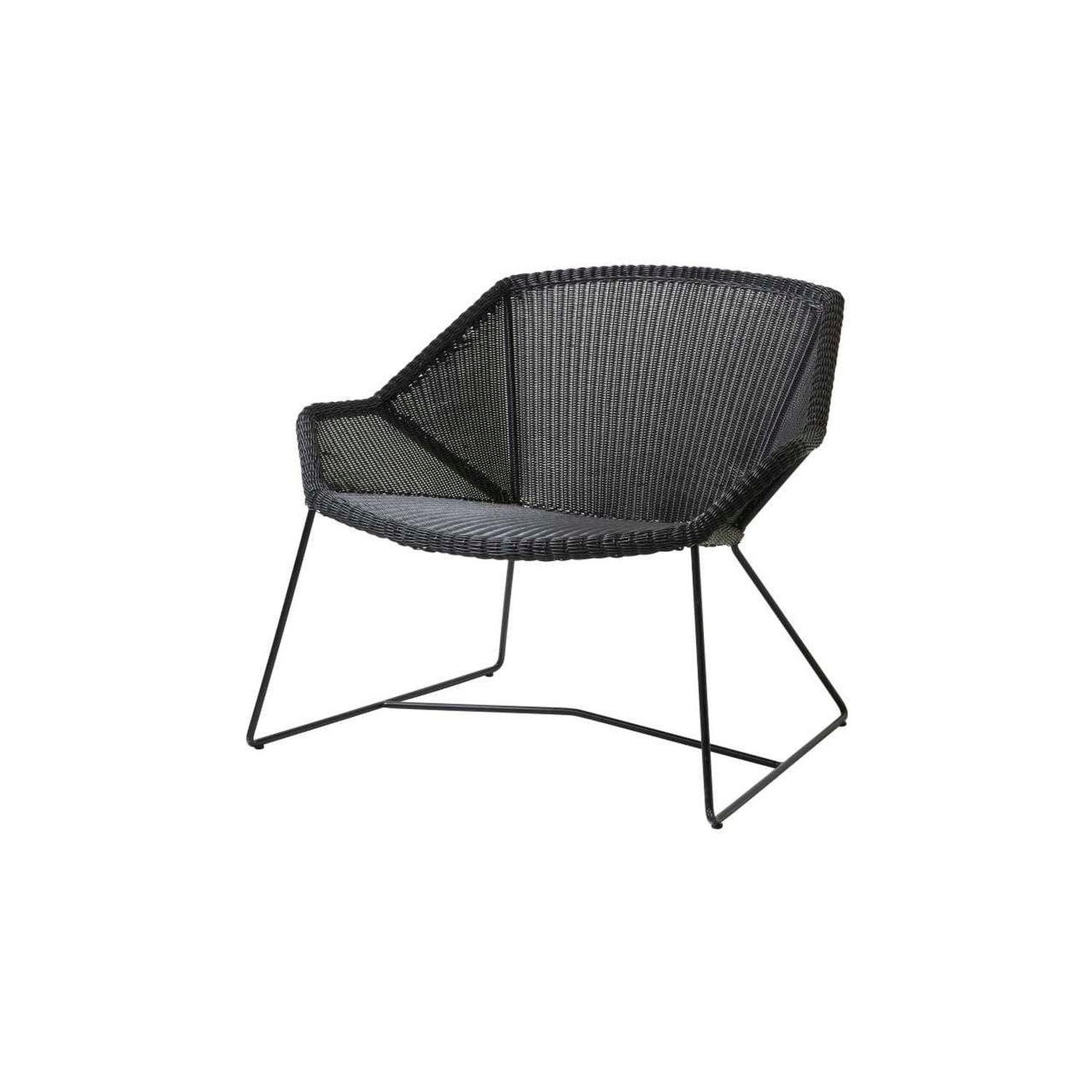 Cane-line BREEZE lounge chair, black