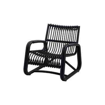 Cane-line CURVE -armchair, dark grey