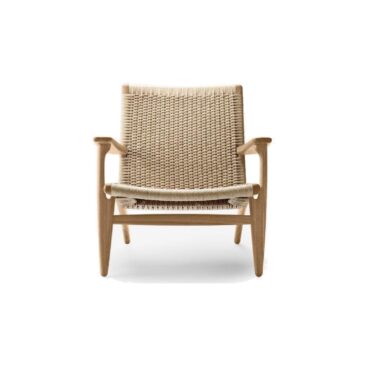 Carl Hansen CH25 -tuoli, öljytty tammi/luonnonvärinen paperinaru
