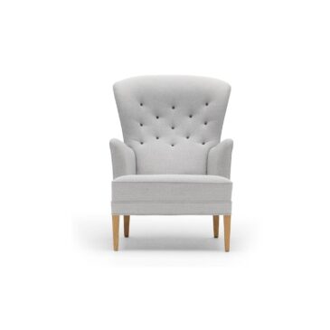 Carl Hansen FH419 HERITAGE -nojatuoli, harmaa/lakattu tammi