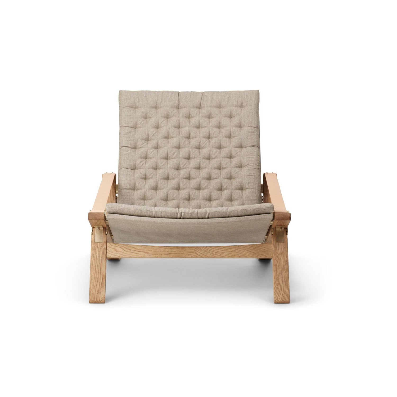 Carl Hansen FK11 PLICO -tuoli, öljytty tammi/luonnonvärinen kangas