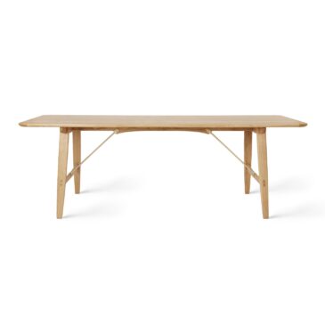 Carl Hansen & Søn BM1160-ruokapöytä, öljytty tammi/messinki