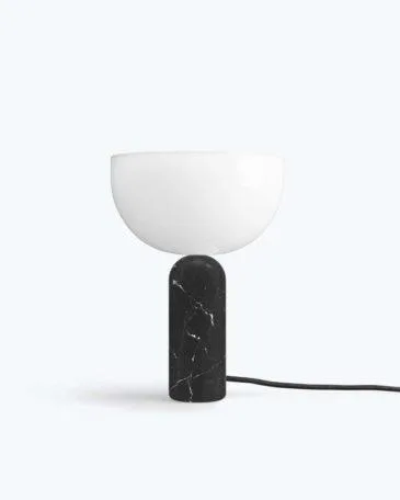 New Works KIZU -pöytävalaisin, pieni, musta