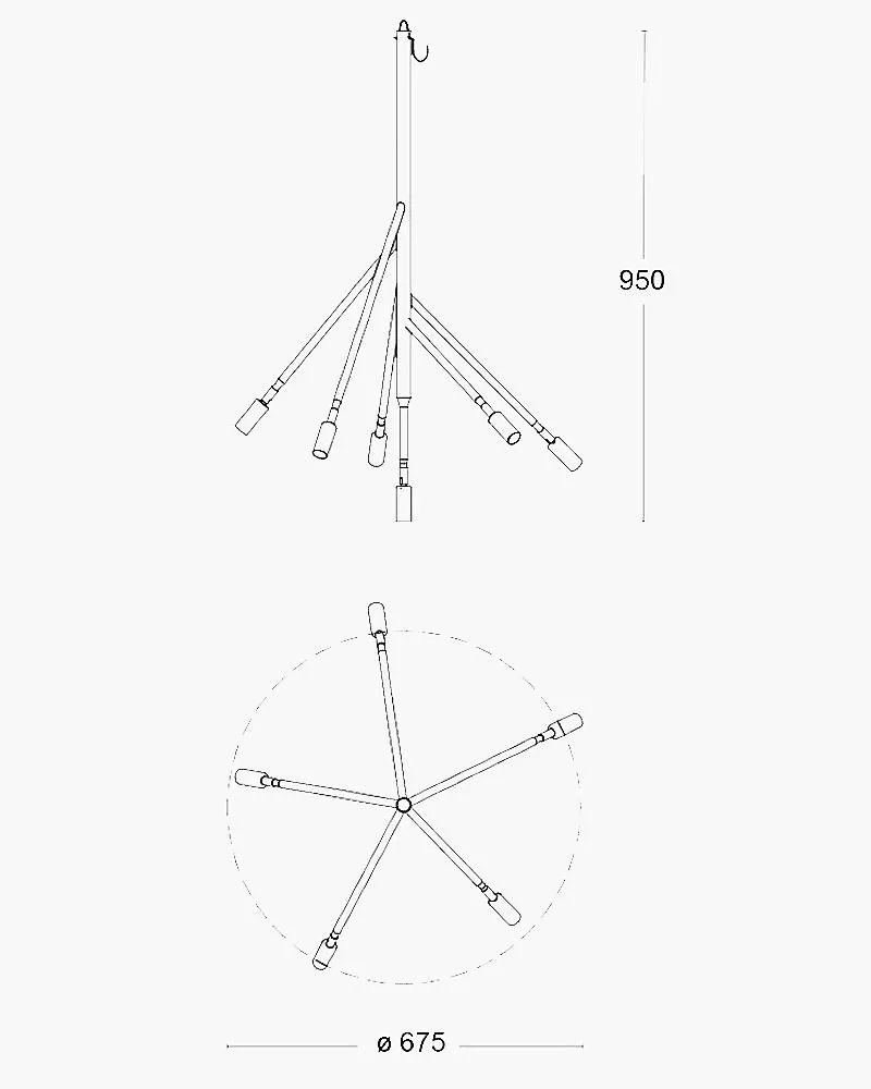 Örsjö KVIST 6 -kattovalaisin, messinki - Image 3