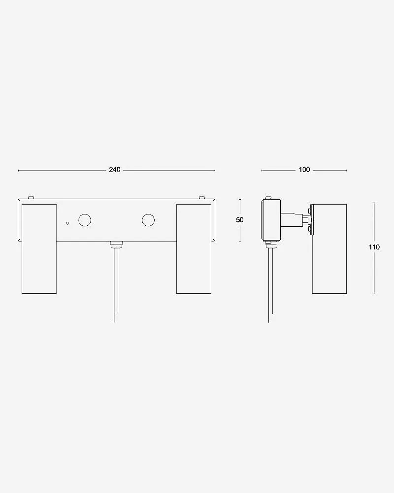 Örsjö PUCK 30914 -seinävalaisin, musta - Image 2