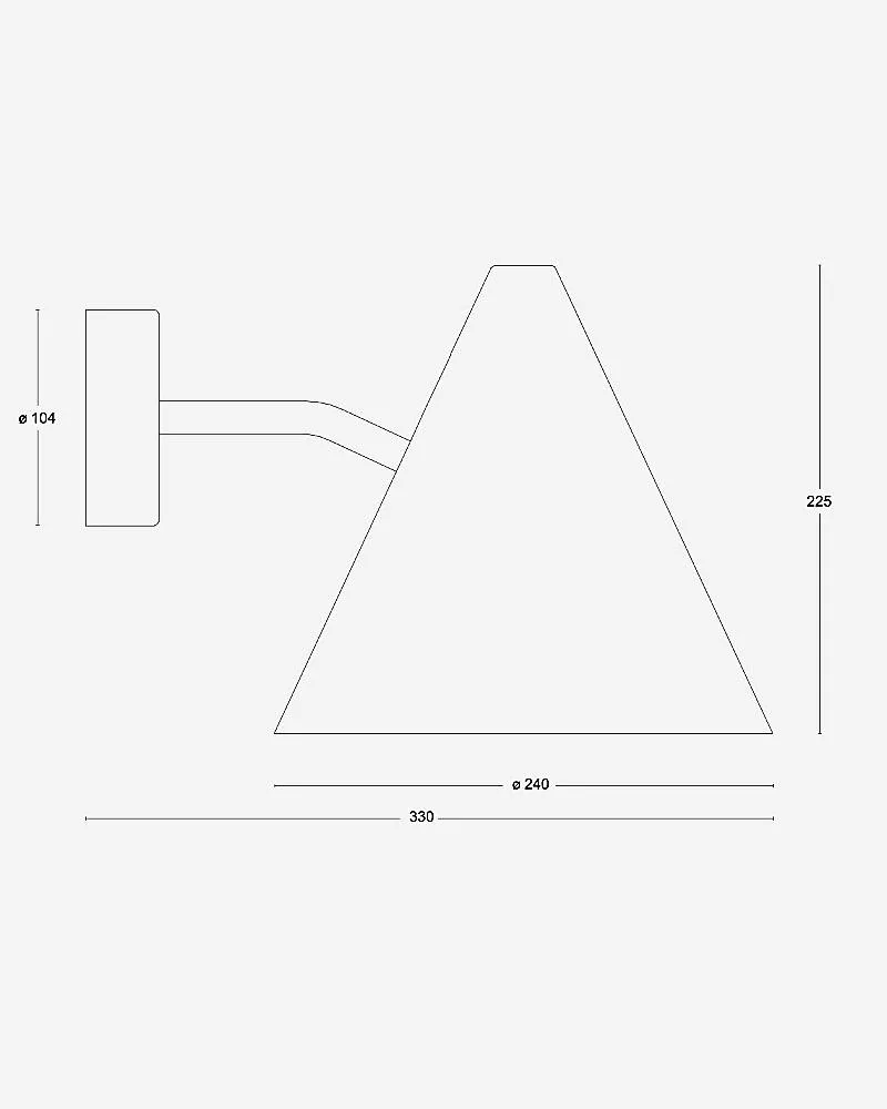 Örsjö TRATTEN -seinävalaisin, kupari - Image 4