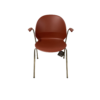 Fritz Hansen N02 RECYCLE -käsinojallinen tuoli, punainen/kromi, outlet