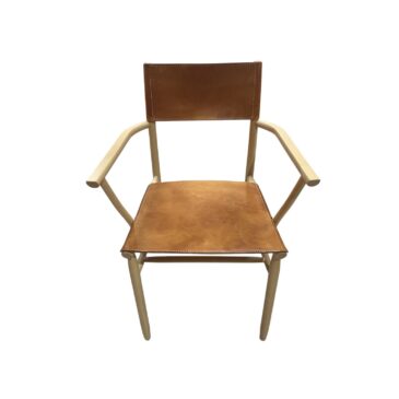 Gärsnäs MADONNA II -tuoli, pyökki/luonnonnahka, outlet