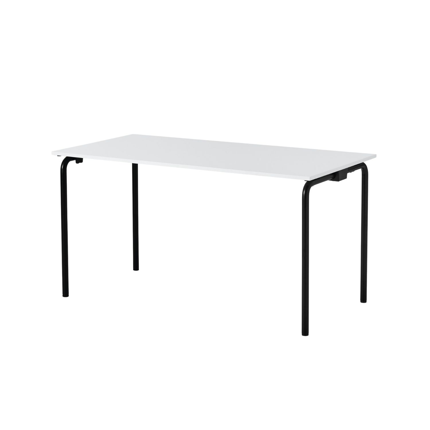 Howe USU-taittopöytä 140x70cm, valkoinen/musta, outlet