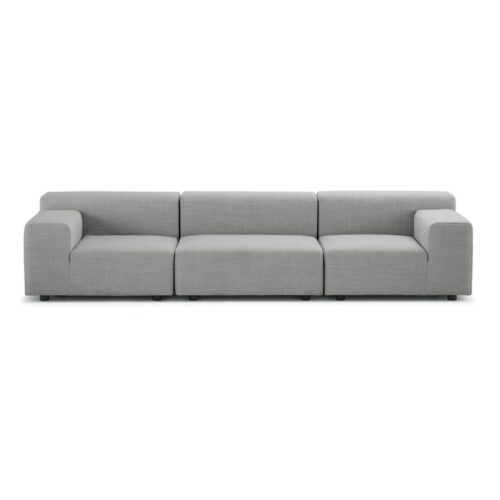 Kartell PLASTICS OUTDOOR -sohva, harmaa, outlet