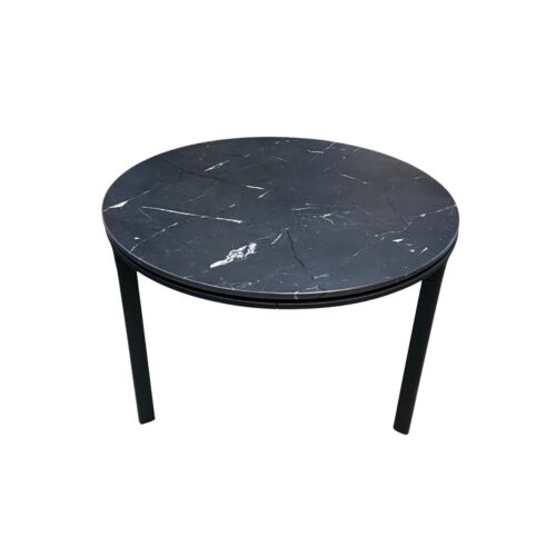 Vipp 423-sohvapöytä Ø60cm, musta marmori, outlet