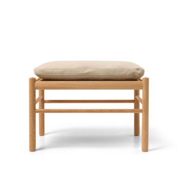 Carl Hansen OW149F COLONIAL ottoman, Terra leather