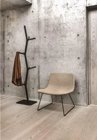 Fredericia PATO lounge chair, sledge base, grey/black, fully upholstered - Image 3