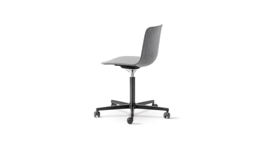 Fredericia PATO office chair, grey/black, fully upholstered - Image 3