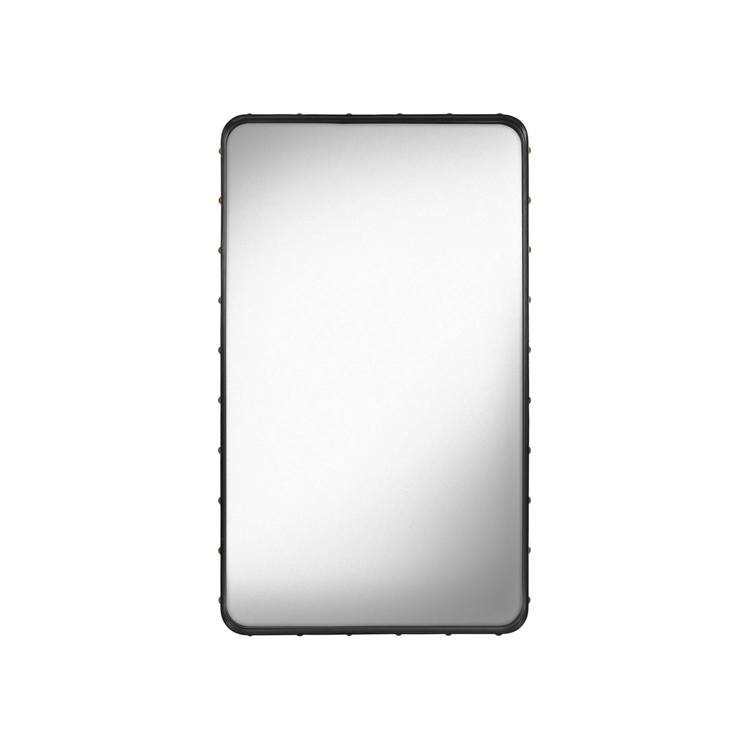 GUBI ADNET RECTANGULAR mirror, 70x115 cm, black