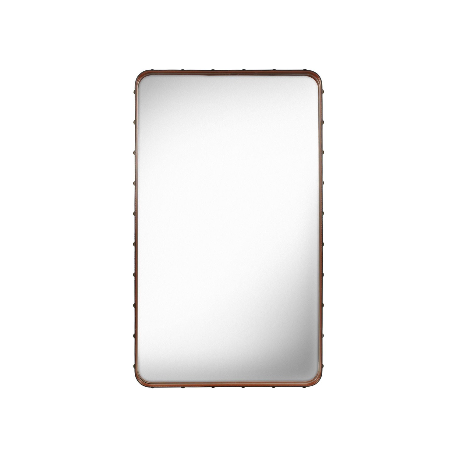 GUBI ADNET RECTANGULAR mirror, 70x115 cm, brown