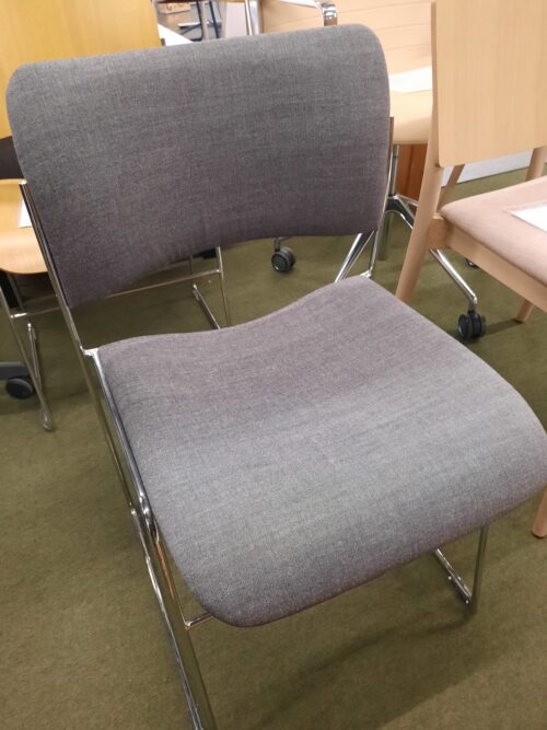HOWE 40/4-tuoli, harmaa/kromi, outlet - Image 2