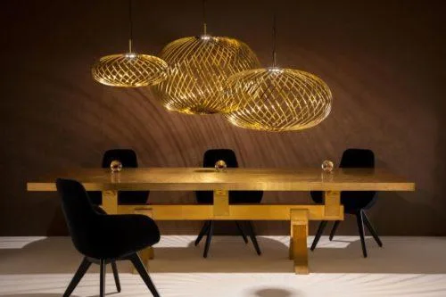 Tom Dixon SPRING pendant brass, large - Image 7