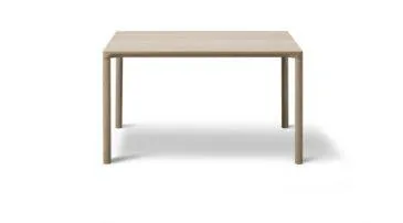 Fredericia PILOTI 6720 coffee table, white oiled oak