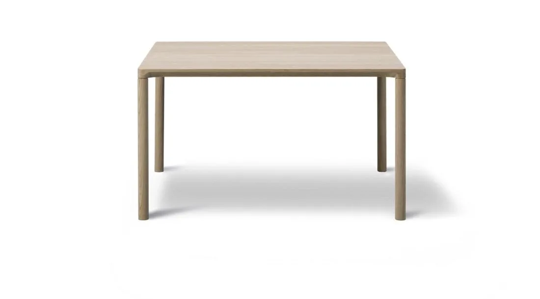 Fredericia PILOTI 6720 coffee table, white oiled oak