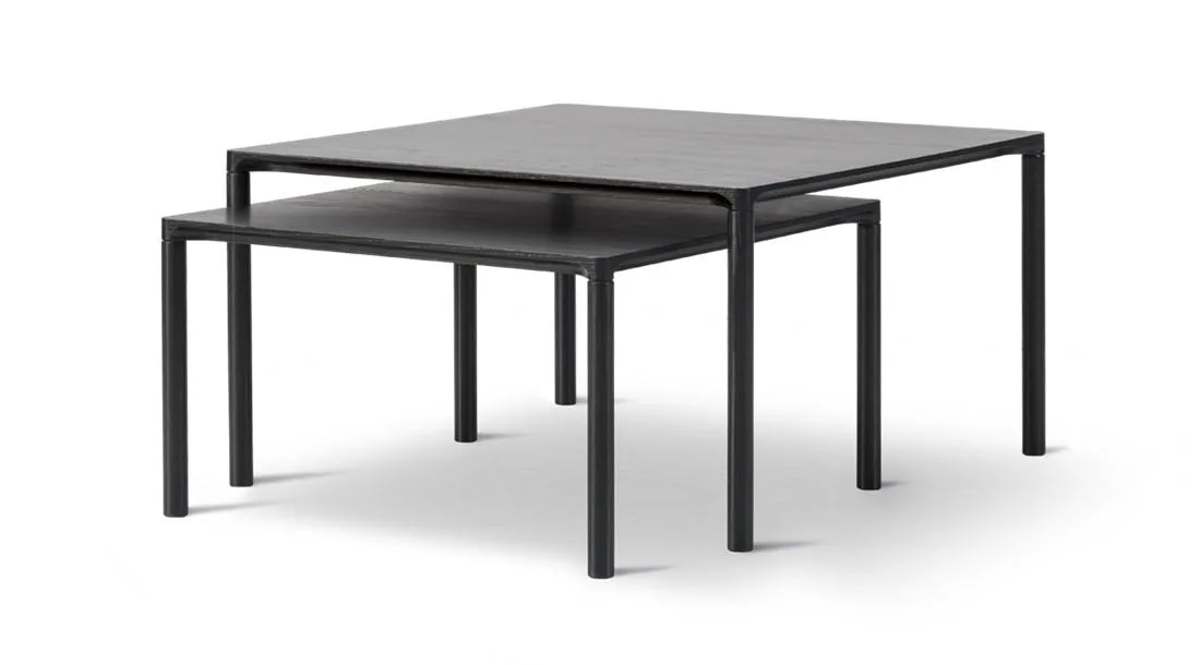 Fredericia PILOTI 6720 coffee table, black lacquered oak - Image 2