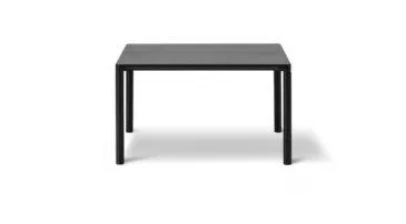 Fredericia PILOTI 6725 coffee table, black lacquered oak