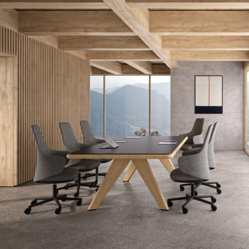 Andreu World PLANAR dining/conference table 200x100cm ME2702 - Image 9