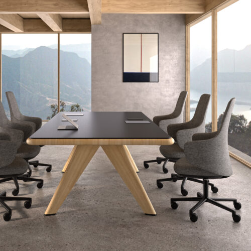 Andreu World PLANAR dining/conference table 200x100cm ME2702 - Image 8