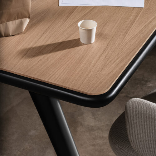 Andreu World PLANAR dining/conference table 200x100cm ME2702 - Image 3