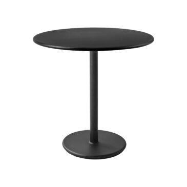 Cane-line GO -café pöytä, Ø80 cm, tummanharmaa alumiini