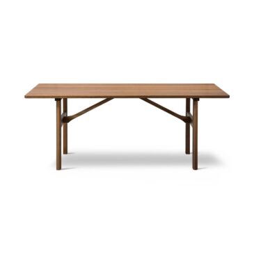 Fredericia BM84 6284 -dining table, 180x90 cm, smoked oak