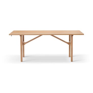 Fredericia BM84 -ruokapöytä, 180x90cm, valkoöljytty tammi