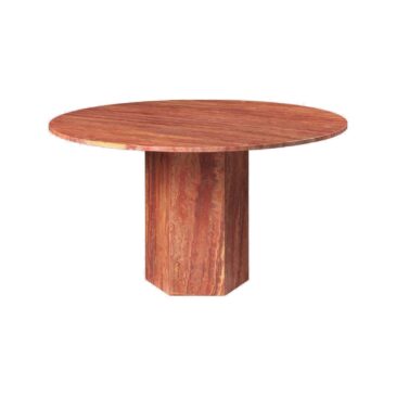 GUBI EPIC dining table Ø130 cm, red