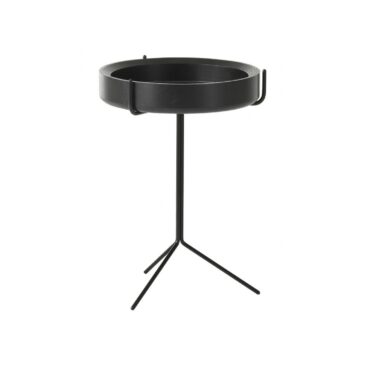 Swedese DRUM -pöytä, musta, 56 cm