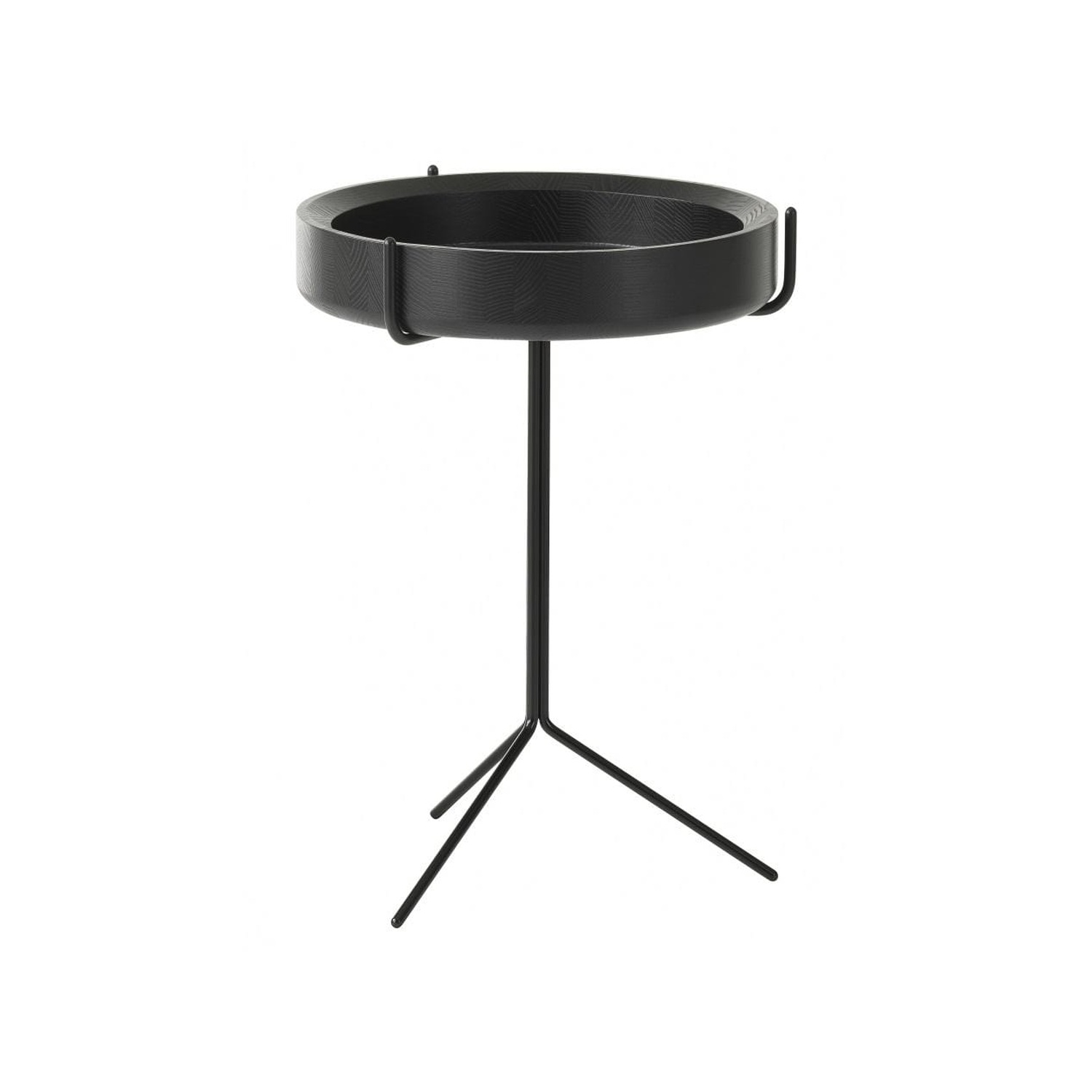 Swedese DRUM -pöytä, musta, 56 cm
