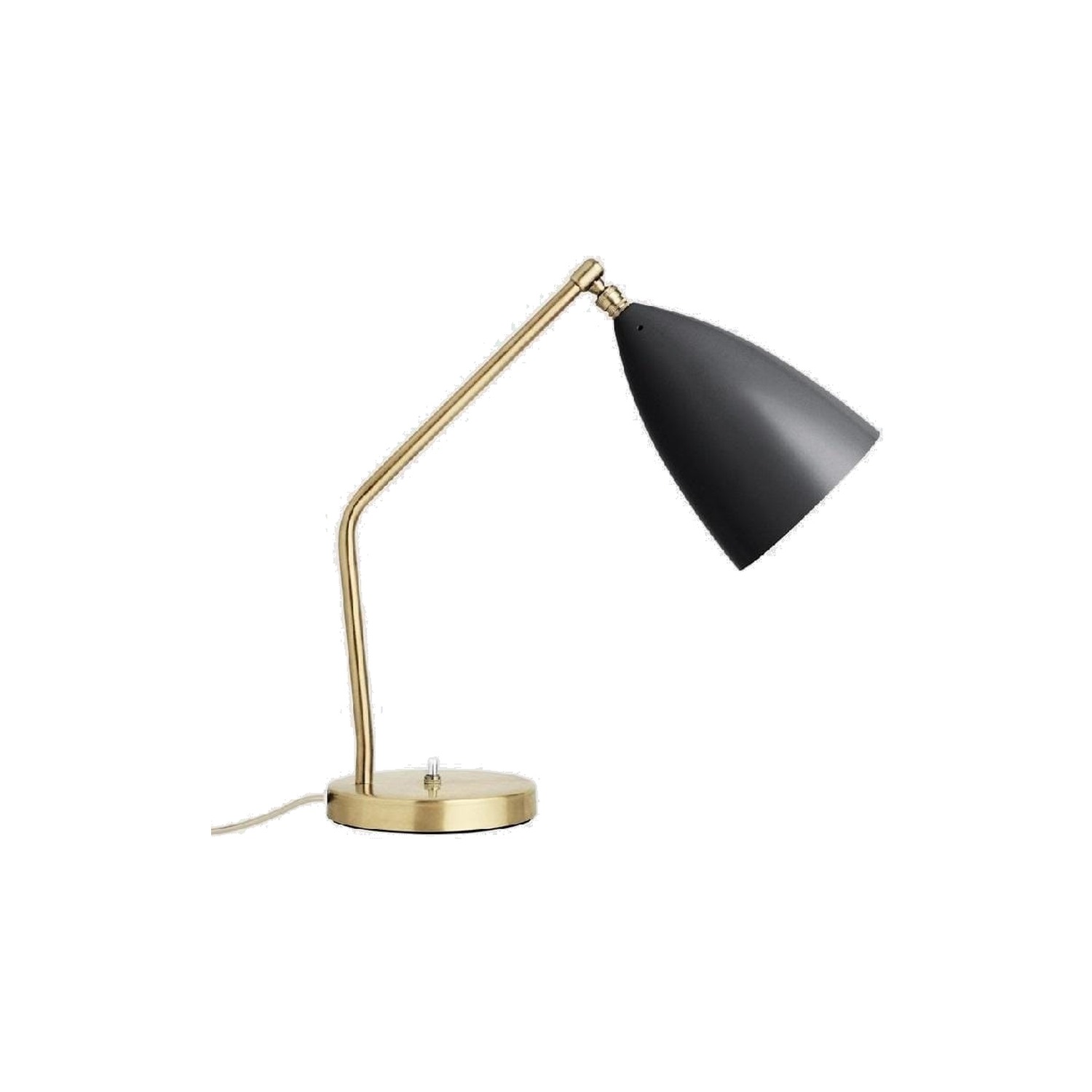 GUBI GRÄSHOPPA table lamp, black/brass