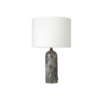 GUBI GRAVITY table lamp large, grey marble / white