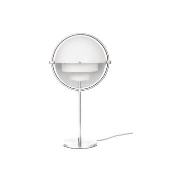 GUBI MULTI-LITE table lamp, white/chrome