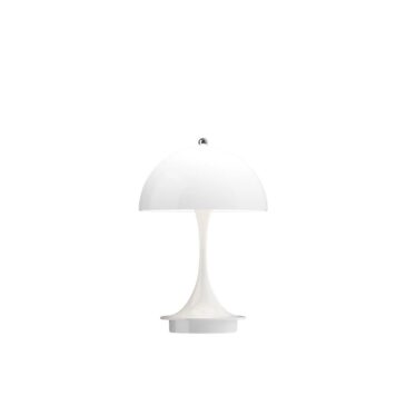 Louis Poulsen PANTHELLA 160 PORTABLE -pöytävalaisin, opaali valkoinen polymeeri