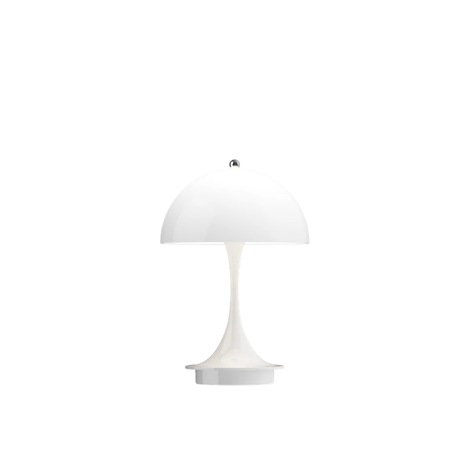 Louis Poulsen PANTHELLA 160 PORTABLE -pöytävalaisin, opaali valkoinen polymeeri – Designsuosikki
