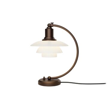 Louis Poulsen PH 2/2 LUNA -pöytävalaisin, aged brass