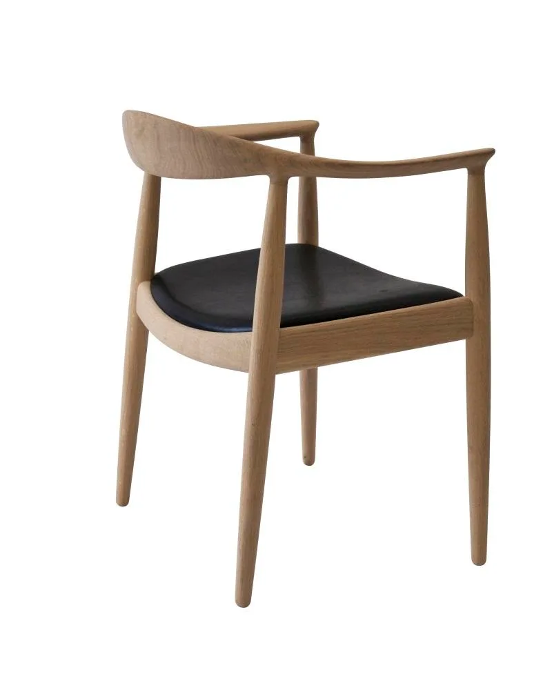 PP Møbler PP503 -tuoli, öljytty tammi/vaalea luonnonnahka - Image 5