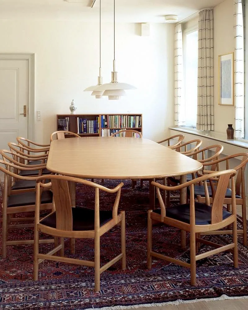 PP Møbler PP56 CHINESE -tuoli, saippuoitu saarni/vaalea luonnonnahka - Image 2