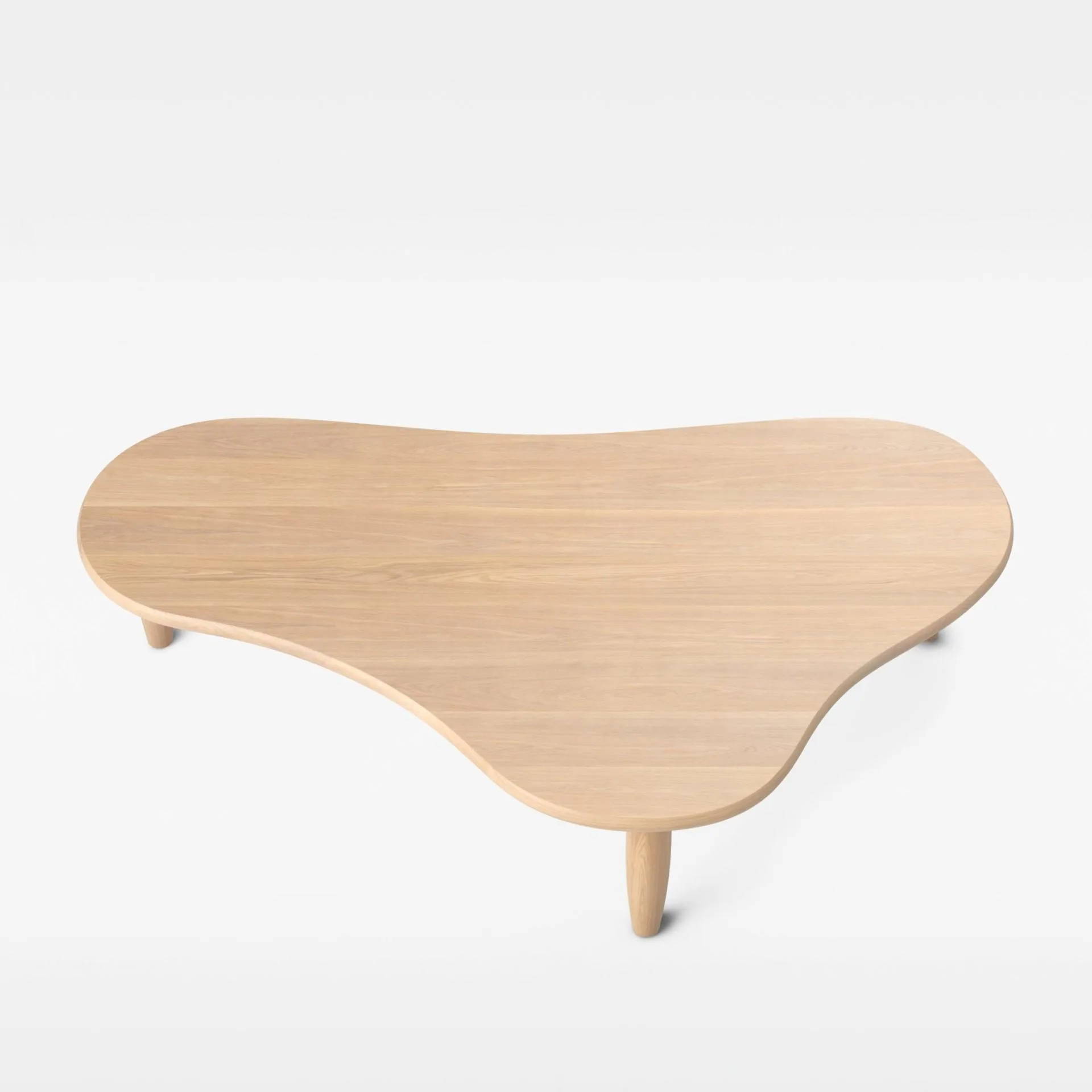Massproductions PUDDLE coffee table, oak - Image 6