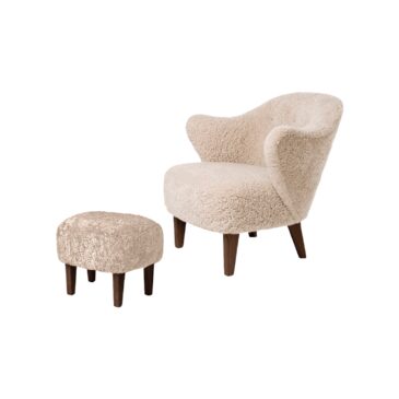 Audo Copenhagen INGEBORG lounge chair and ottoman
