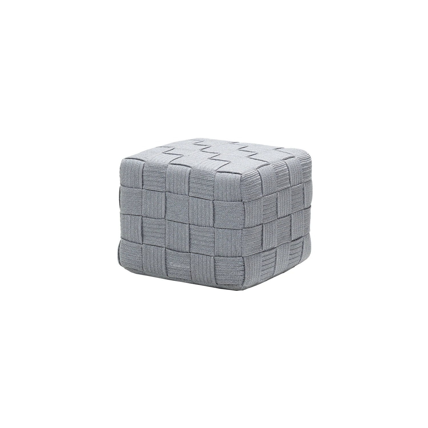 Cane-line CUBE -footstool, light grey